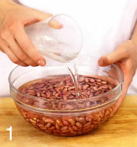 лобио +из красной фасоли консервированной,